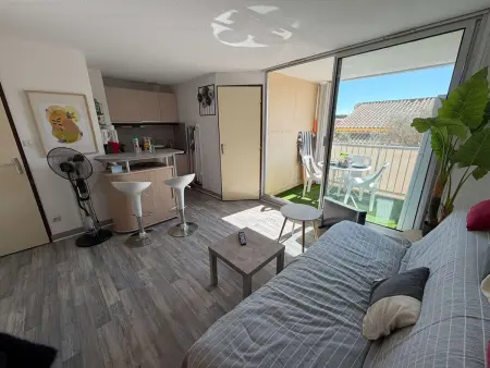 Appartement cosy avec balcon - 4 pers., Appartement 4 personnes à Narbonne - Photo 1