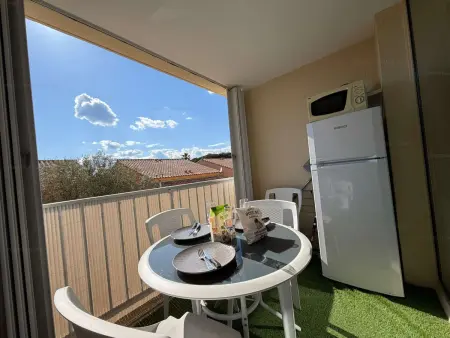 Appartement cosy avec balcon - 4 pers., Appartement 4 personnes à Narbonne - Photo 10