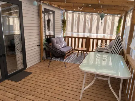 Mobil-home calme avec parking proche mer - 4 pers. - Photo 1