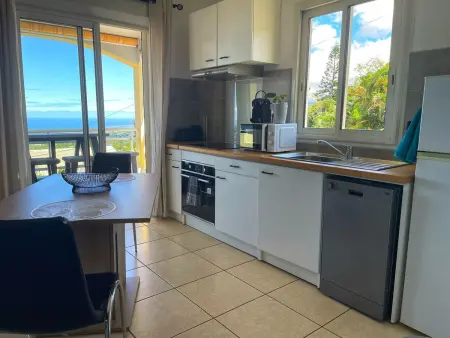 Gîte paisible au Tampon, vue océan - 2 pers., Appartement 2 personnes à Le Tampon - Photo 2