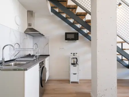 Loft industriel avec piscine - Madrid, Appartement 4 personnes à Madrid - Photo 9