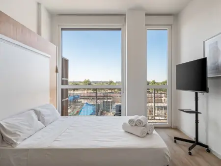 Studio moderne avec piscine -  personnes, Appartement 2 personnes à Madrid - Photo 5
