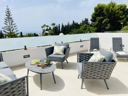 Villa moderne, vue mer - 6 pers., Maison 6 personnes à Nerja - Photo 18