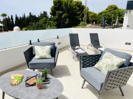 Villa moderne, vue mer - 6 pers., Maison 6 personnes à Nerja - Photo 19