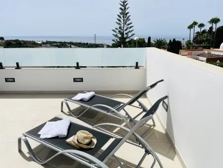 Villa moderne, vue mer - 6 pers., Maison 6 personnes à Nerja - Photo 23