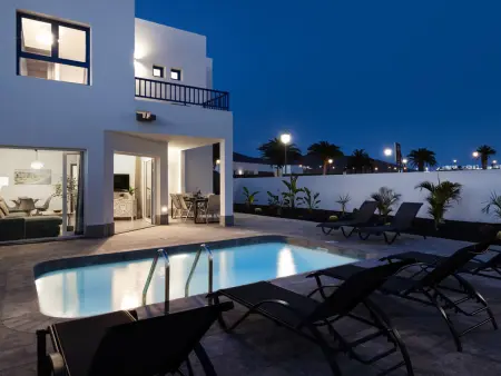 Villa avec piscine privée - 6 pers., Villa 6 personnes à Playa Blanca - Photo 1