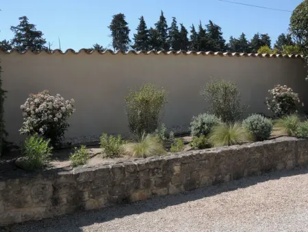 Bauernhaus mit Garten und Pool mit Bergblick, Maison 10 personnes à Sarrians - Photo 27