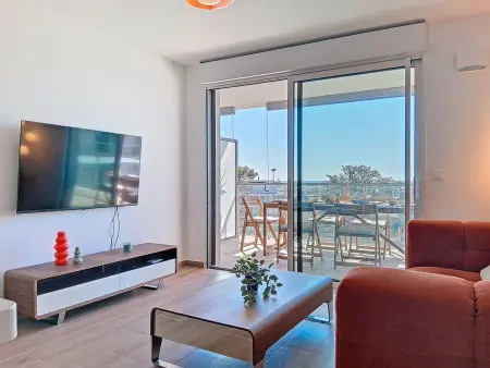 Seaside View, Appartement 6 personnes à Saint Laurent du Var - Photo 7