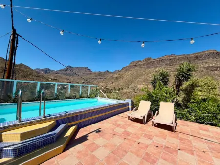 Gîte rural avec piscine privée - 10 pers., Gite 10 personnes à San Bartolomé de Tirajana - Photo 2