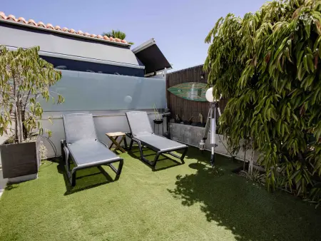 Superbe logement avec clim, piscine partagée, Bungalow 4 personnes à Maspalomas - Photo 6