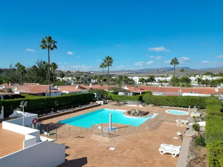 Superbe logement avec clim, piscine partagée, Bungalow 4 personnes à Maspalomas - Photo 8