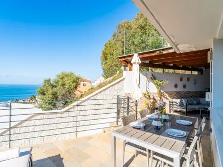 Villa confortable, vue mer et piscine - 7 pers., Villa 6 personnes à Rincón de la Victoria - Photo 5
