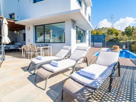 Villa confortable, vue mer et piscine - 7 pers., Villa 6 personnes à Rincón de la Victoria - Photo 7