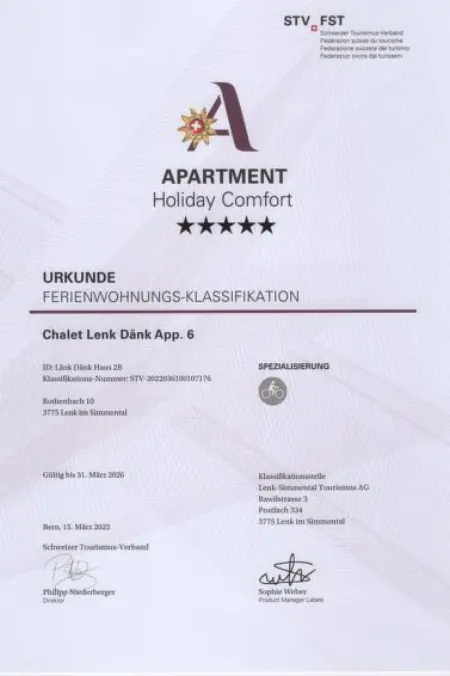 Chalet Lenk Dänk App. 6, Appartement 4 personnes à Lenk - Photo 6