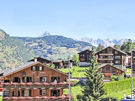 Bergfink Dachgeschoss, Chalet 4 personnes à Grächen - Photo 13