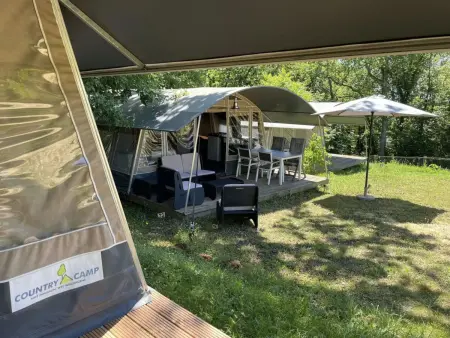 Camping Le Clou - Lodge de Luxe, Maison 5 personnes à Saint Vincent de Cosse - Photo 2