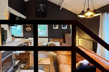 La Biche, Chalet confortable à Durbuy avec cheminée - Photo 9