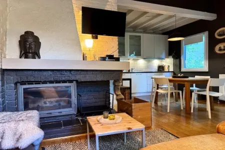 La Biche, Chalet confortable à Durbuy avec cheminée - Photo 12