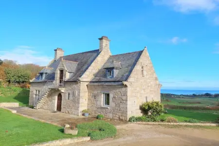 Granitsteinhaus in St Pol-de-Léon, Maison en pierre avec vue sur la mer en Bretagne - Photo 6