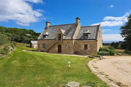 Granitsteinhaus in St Pol-de-Léon, Maison en pierre avec vue sur la mer en Bretagne - Photo 33