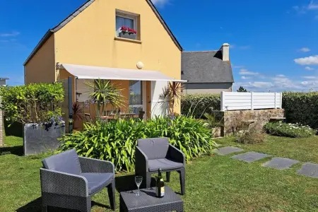 Ferienhaus Plounéour-Brignogan-Plages, Maison à Plouneour-Trez avec vue sur mer - Photo 5