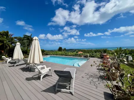 Villa créole vue mer, piscine privée - 7 pers. - Photo 5