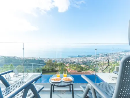 Villa moderne, vue panoramique - 8 pers., Villa 8 personnes à Funchal - Photo 11