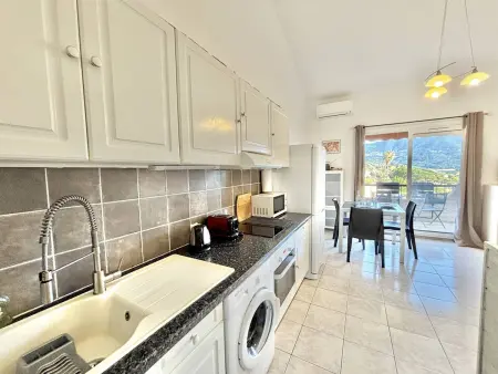 Studio climatisé vue mer - 2 pers., Appartement 2 personnes à Casaglione Tiuccia - Photo 6