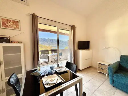 Studio climatisé vue mer - 2 pers., Appartement 2 personnes à Casaglione Tiuccia - Photo 10