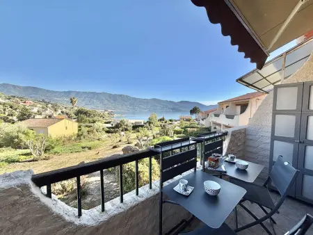 Studio climatisé vue mer - 2 pers., Appartement 2 personnes à Casaglione Tiuccia - Photo 12