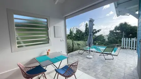 Bungalow avec piscine privée à Sainte-Luce, Bungalow 2 personnes à Sainte Luce - Photo 4