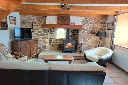 Bretonisches Steinhaus Landéda, Maison en pierre bretonne près des plages de sable - Photo 6