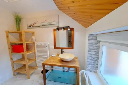 Bretonisches Steinhaus Landéda, Maison en pierre bretonne près des plages de sable - Photo 15