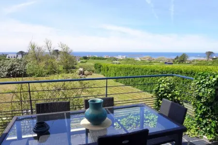 Ferienhaus mit 180° Panorama Meerblick Lampaul-Plouarzel, Retraite panoramique avec vue sur mer en Bretagne - Photo 7
