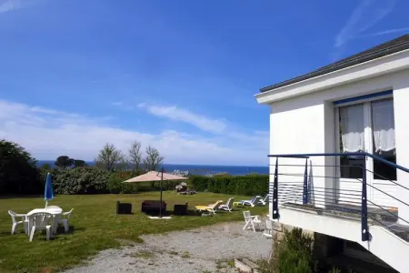 Ferienhaus mit 180° Panorama Meerblick Lampaul-Plouarzel, Retraite panoramique avec vue sur mer en Bretagne - Photo 13