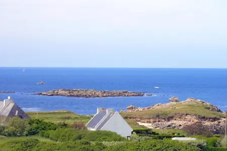 Ferienhaus mit 180° Panorama Meerblick Lampaul-Plouarzel, Retraite panoramique avec vue sur mer en Bretagne - Photo 22