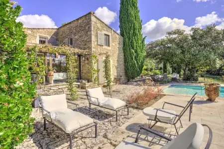 La Garrigue L362, Élégante villa en pierre près de Gordes - Photo 7