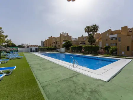 Appartement climatisé avec piscine - 6 pers., Appartement 6 personnes à Roquetas de Mar - Photo 24