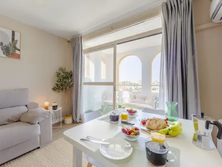Appartement cosy avec clim, terrasse - 3 pers., Appartement 2 personnes à Roquetas de Mar - Photo 4