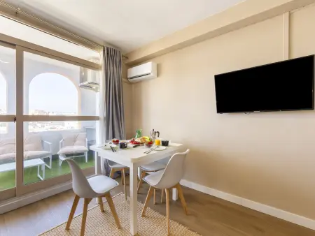 Appartement cosy avec clim, terrasse - 3 pers., Appartement 2 personnes à Roquetas de Mar - Photo 12