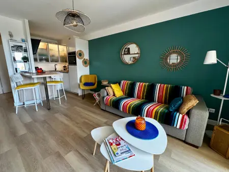 T2 en front de mer, piscine, parking - 3 pers., Appartement 3 personnes à Canet en Roussillon - Photo 2