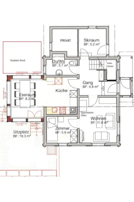 Tgèsa Margeritha Frei M., (Sedrun), 253.01, Appartement 6 personnes à Sedrun - Photo 14