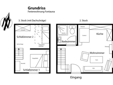 Fontauna Degonda, (Sedrun), 235.01, Appartement 4 personnes à Sedrun - Photo 9
