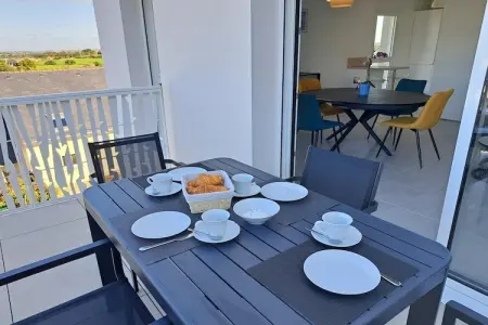 Ferienwohnung in Pouarzel, Séjour familial avec vue sur mer à Plouarzel - Photo 10