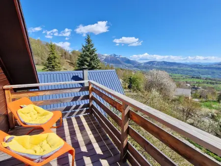 Chalet charmant, vue panoramique - 5 pers., Chalet 5 personnes à Saint Michel de Chaillol - Photo 16