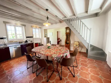 Maison de campagne charmante - 6 pers., Gite 8 personnes à Parçay sur Vienne - Photo 5