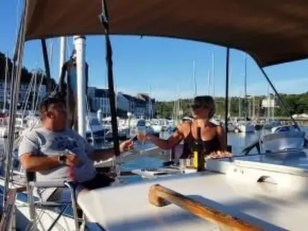 Yacht Time Out am Kai, Appartement 4 personnes à Cléden Cap Sizun - Photo 2