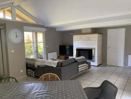 Villa avec piscine, animaux acceptés - 6 pers., Villa 6 personnes à Moliets et Maa - Photo 5