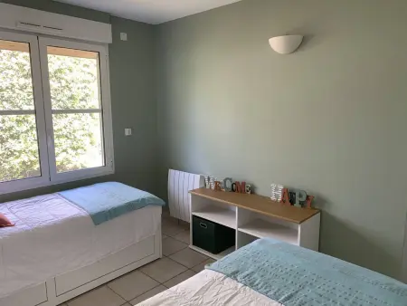Villa avec piscine, animaux acceptés - 6 pers., Villa 6 personnes à Moliets et Maa - Photo 10