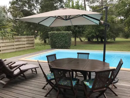 Villa avec piscine chauffée - 6 pers., Villa 6 personnes à Moliets et Maa - Photo 3